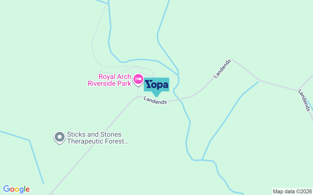 Map showing the location of AB30 1BA