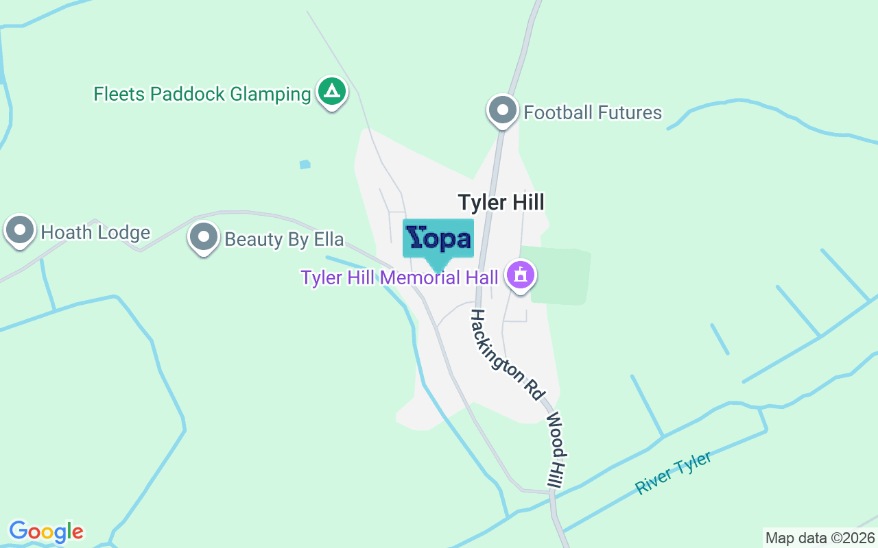 Map showing the location of CT2 9NB