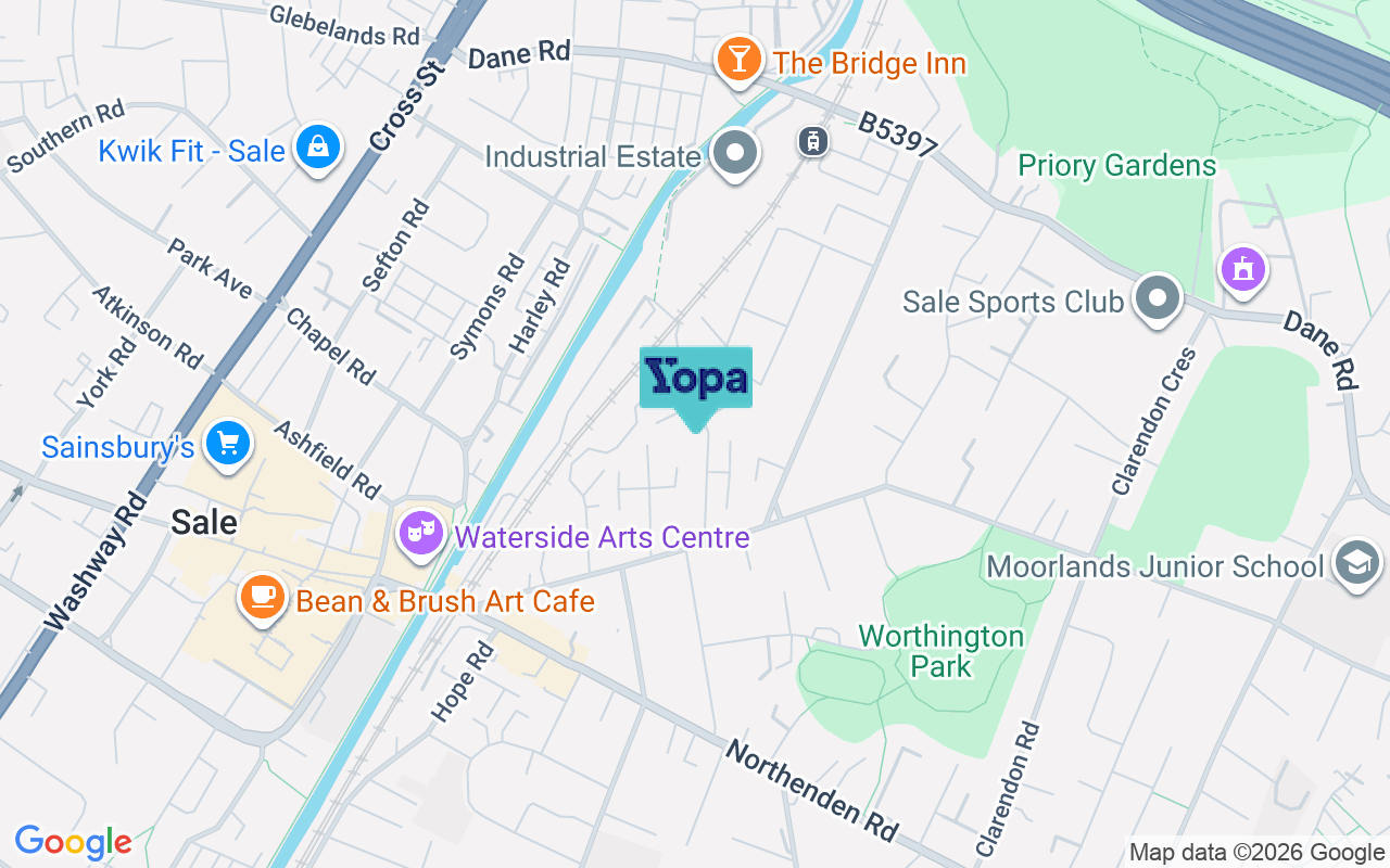 Map showing the location of M33 2AP