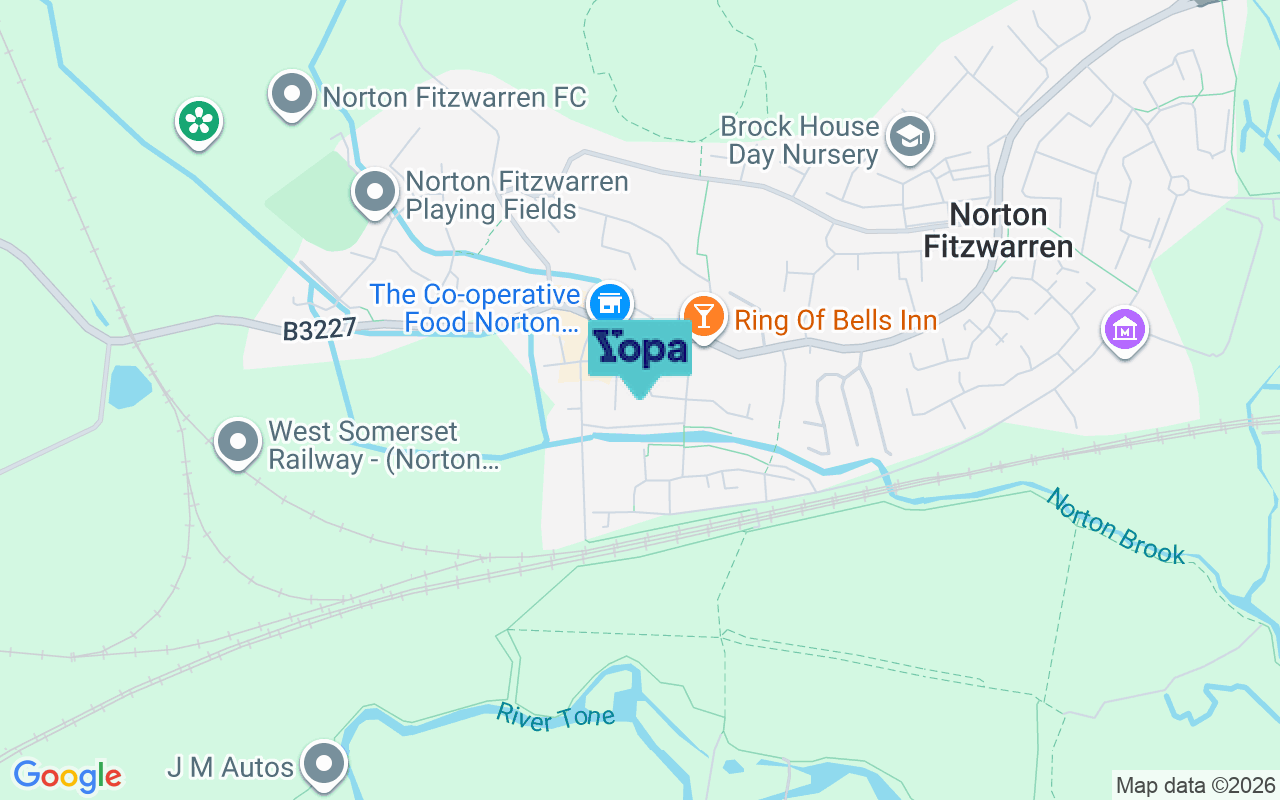 Map showing the location of TA2 6BS