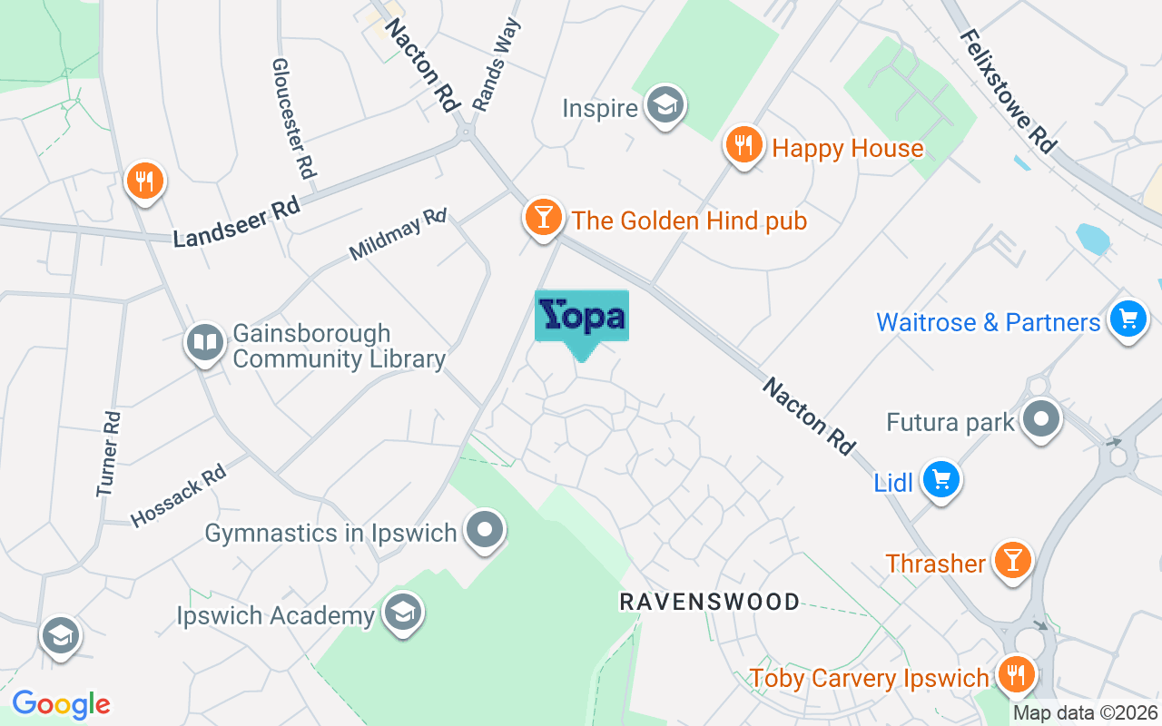 Map showing the location of IP3 9TE