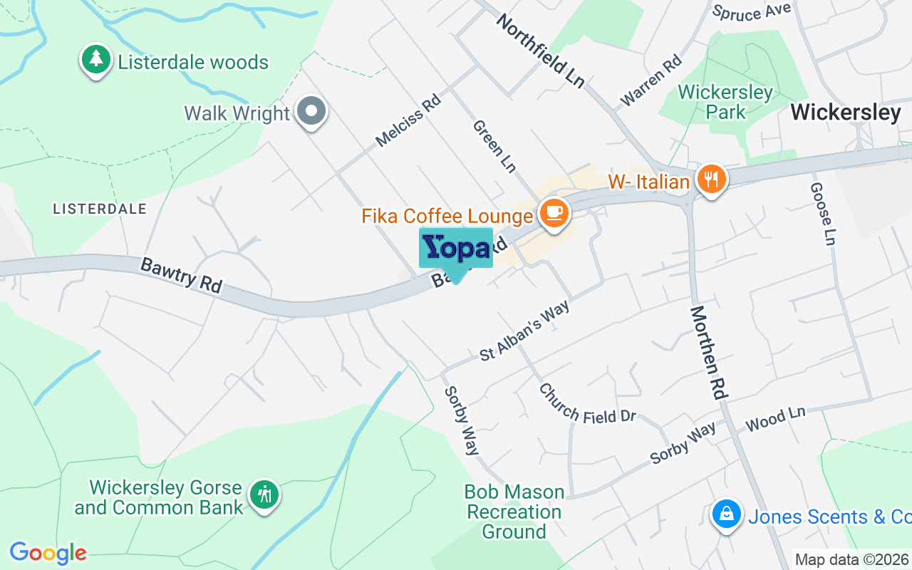Map showing the location of S66 1AG