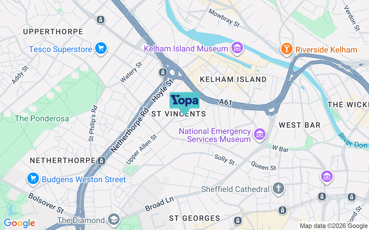 Map showing the location of S3 7TA