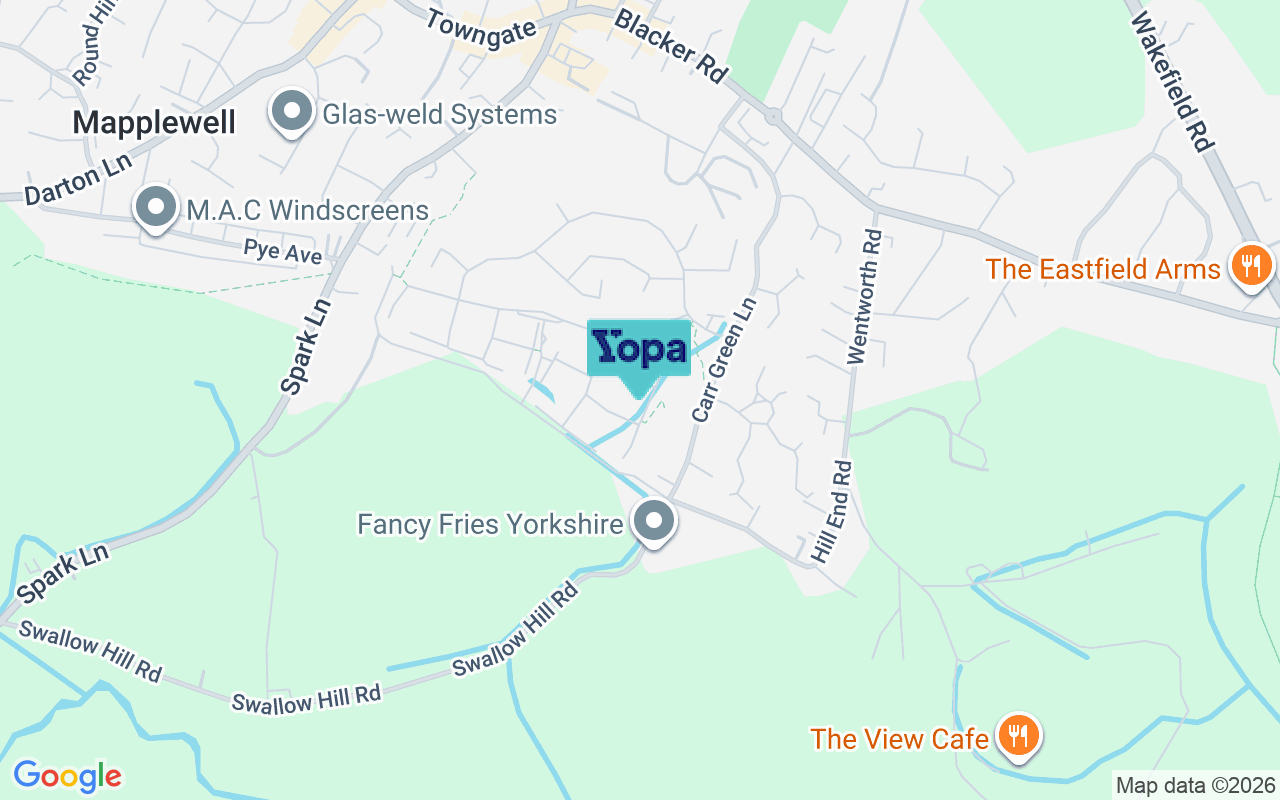 Map showing the location of S75 6GX