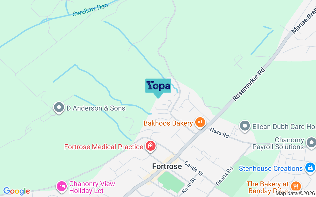 Map showing the location of IV10 8SG