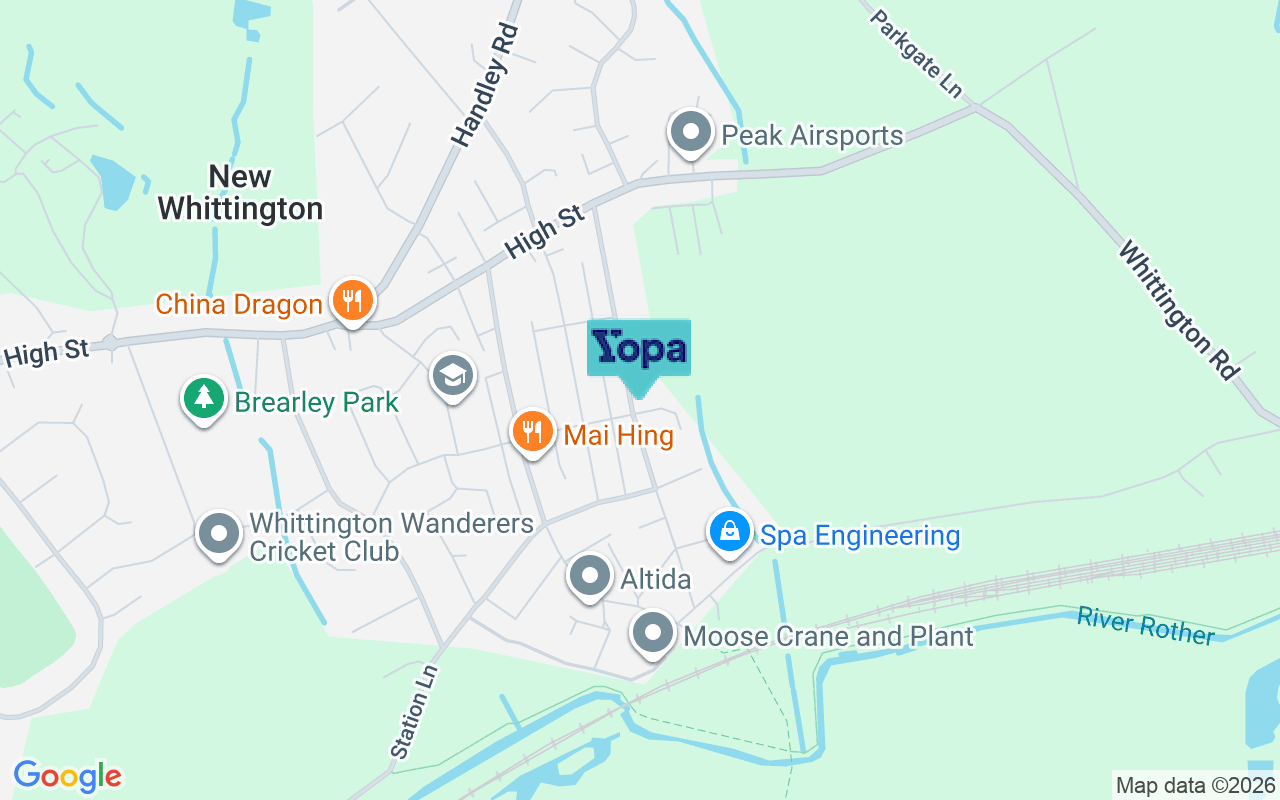 Map showing the location of S43 2DF
