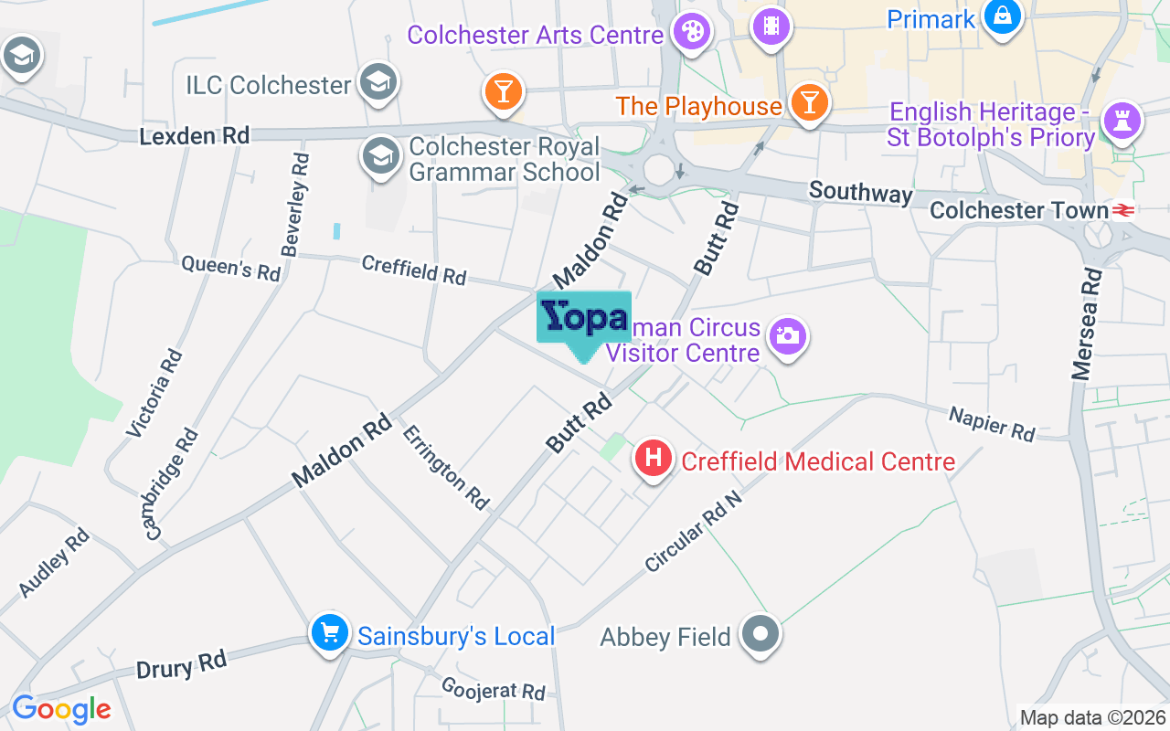 Map showing the location of CO3 3DN