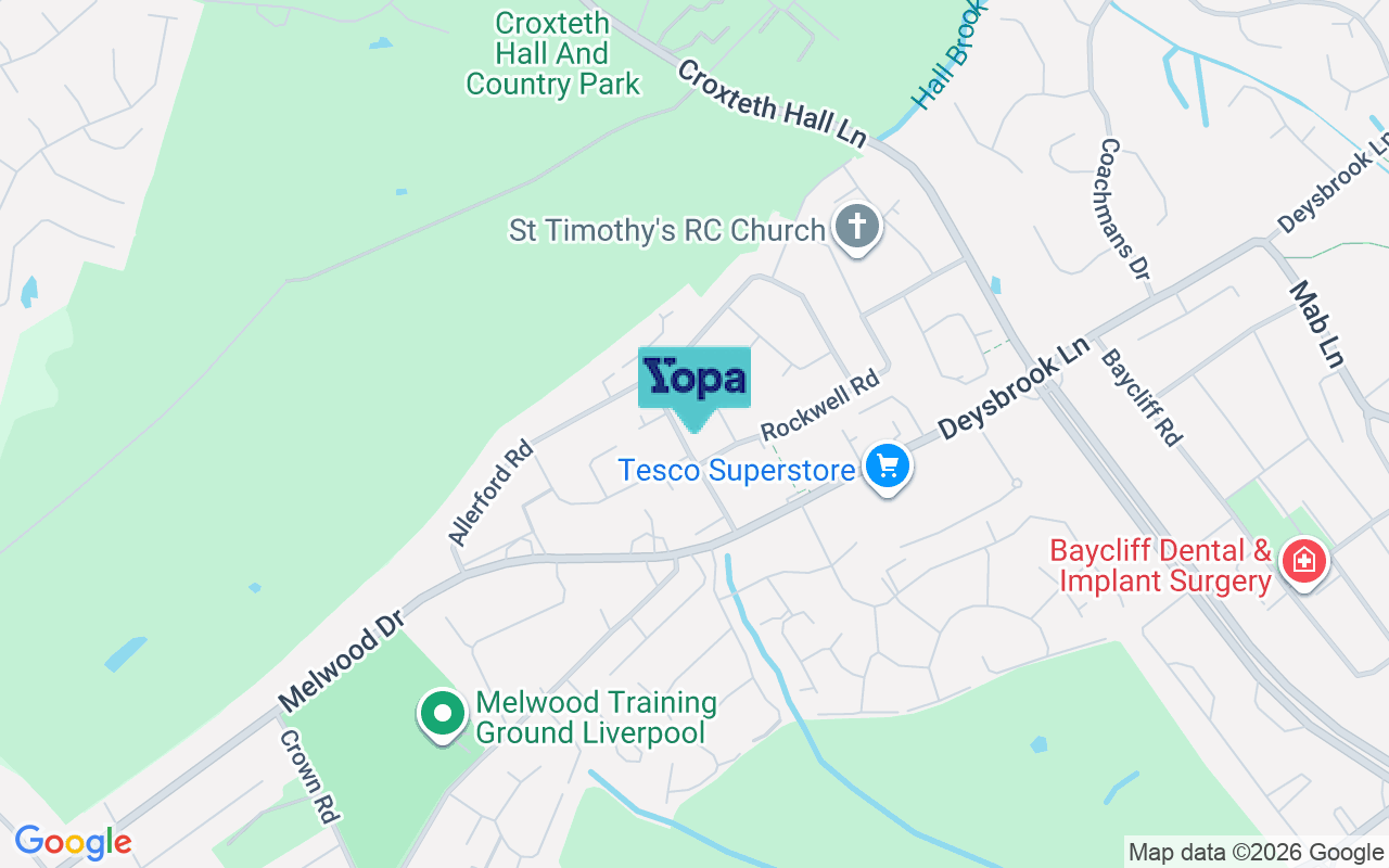 Map showing the location of L12 4XF