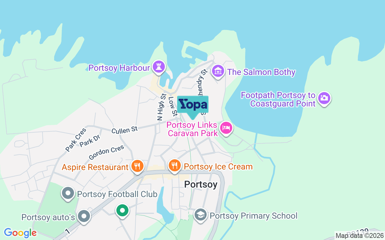 Map showing the location of AB45 2QR