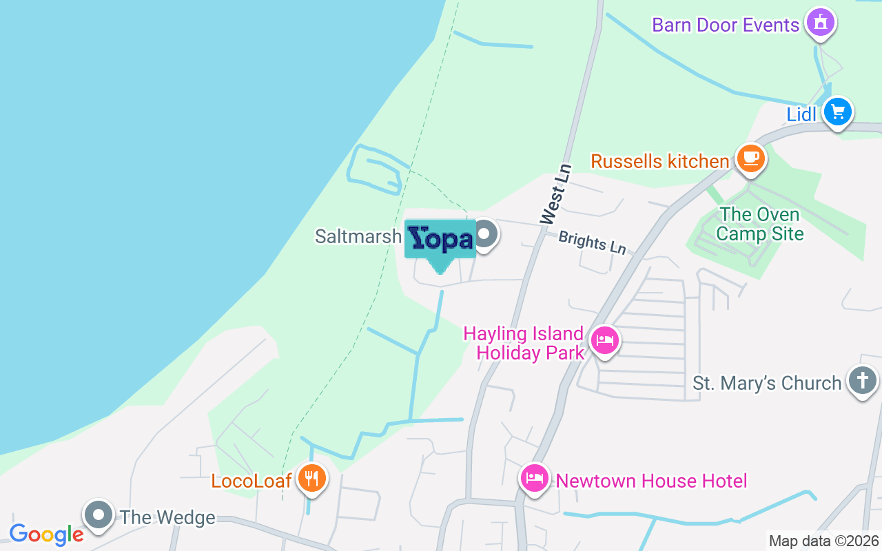 Map showing the location of PO11 0JT