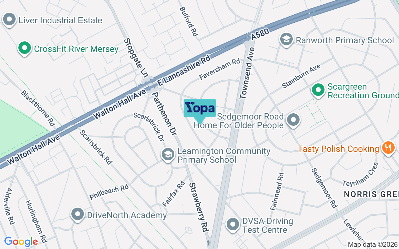 Map showing the location of L11 7AR