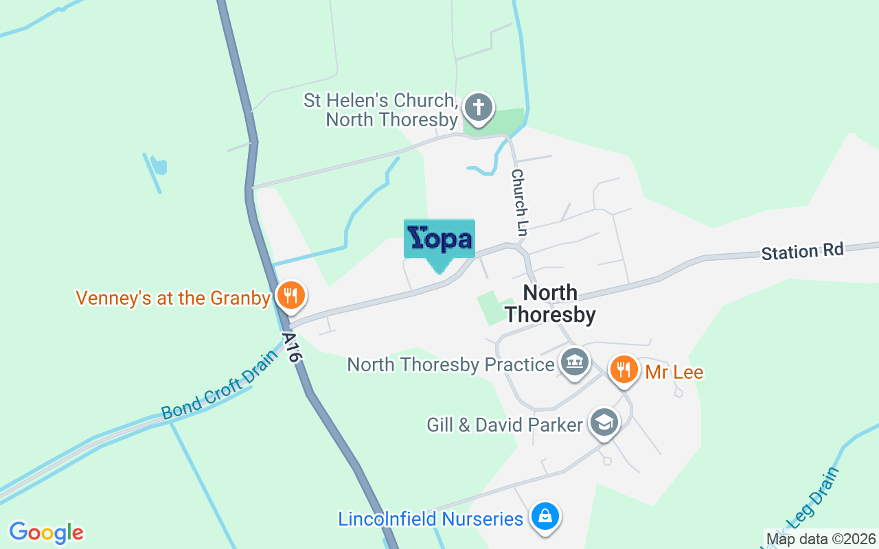 Map showing the location of DN36 5PL