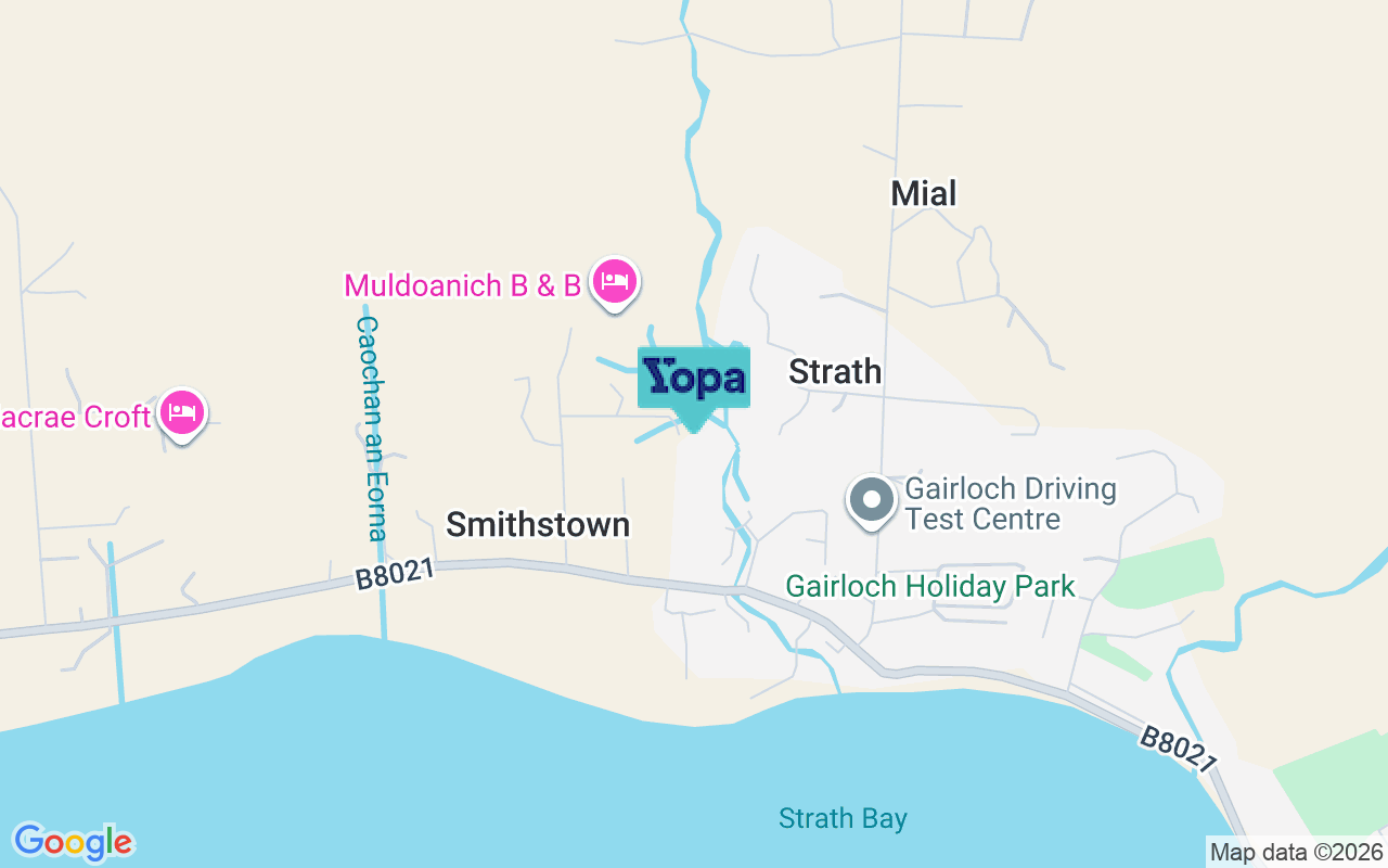 Map showing the location of IV21 2DA