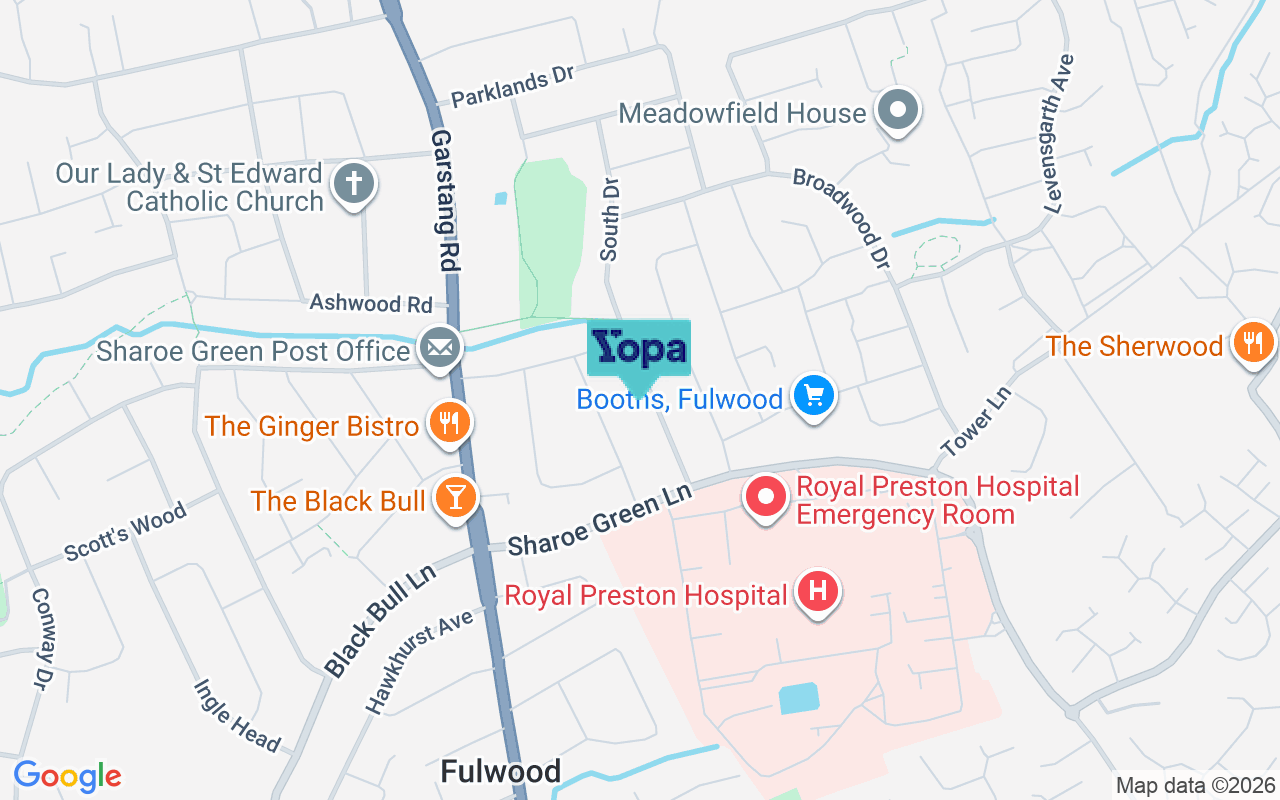 Map showing the location of PR2 9SU