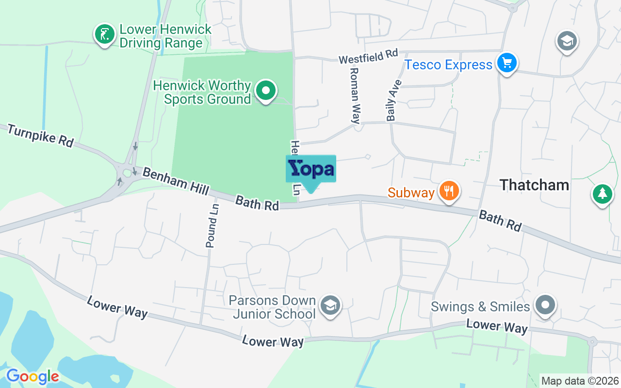 Map showing the location of RG18 3GR