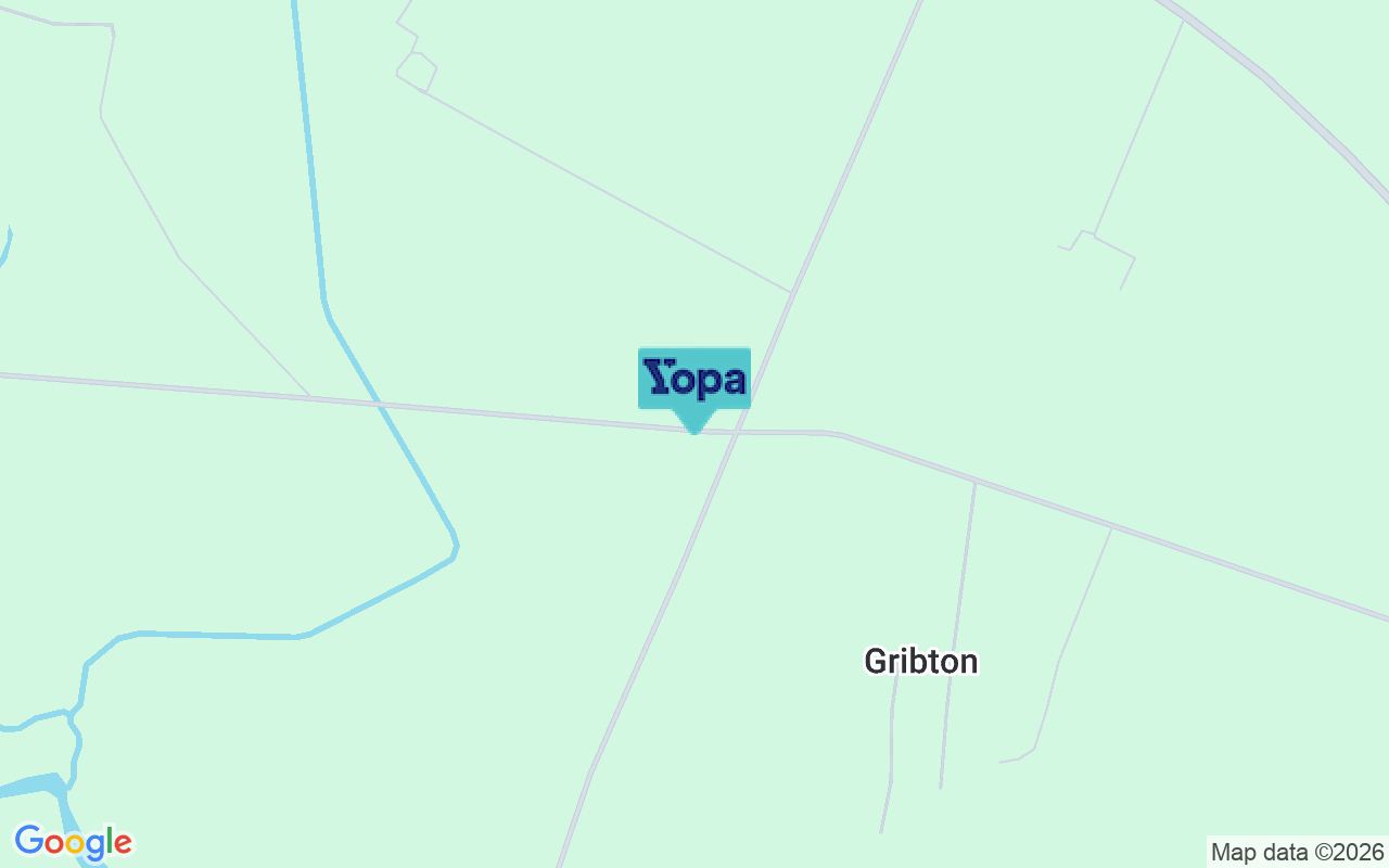 Map showing the location of DG2 0JH
