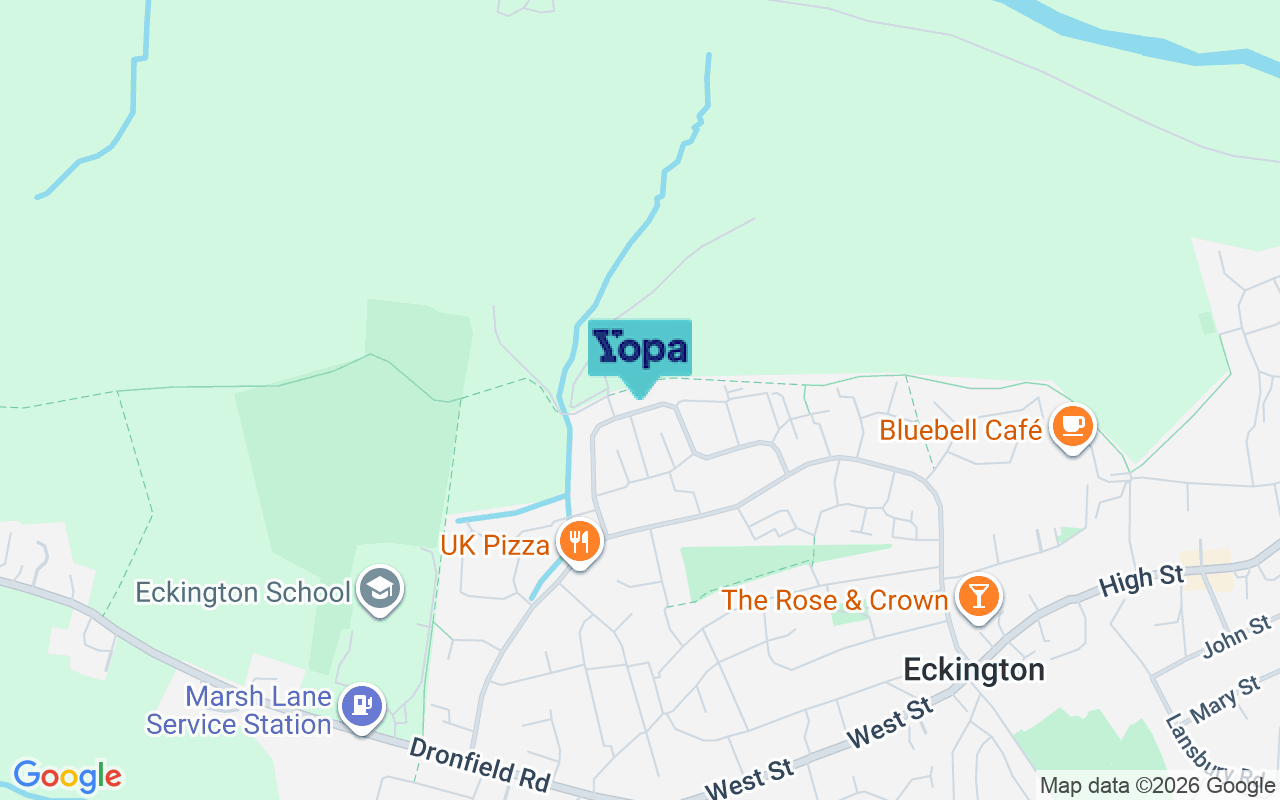 Map showing the location of S21 4GR