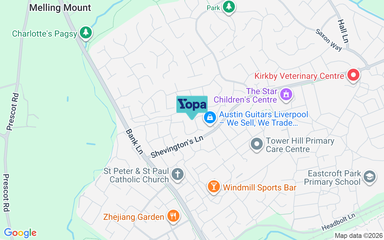 Map showing the location of L33 1SQ