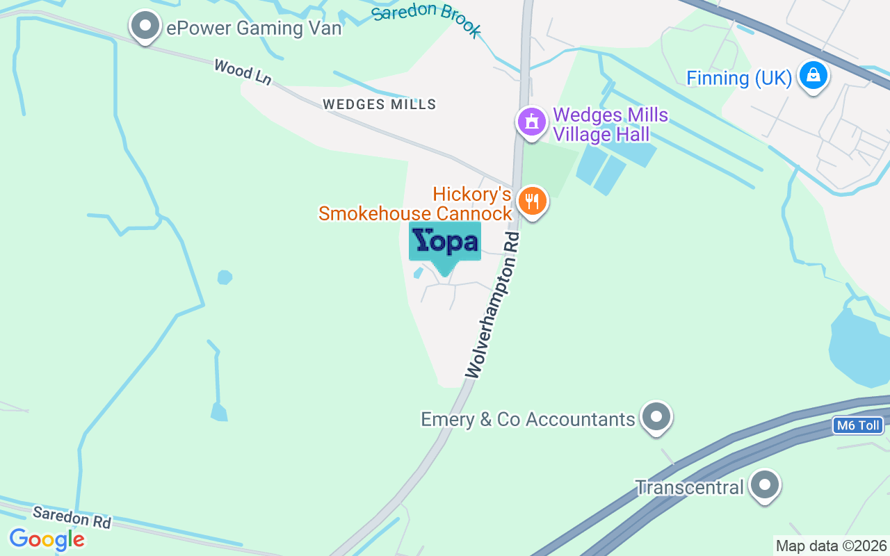 Map showing the location of WS11 1RB