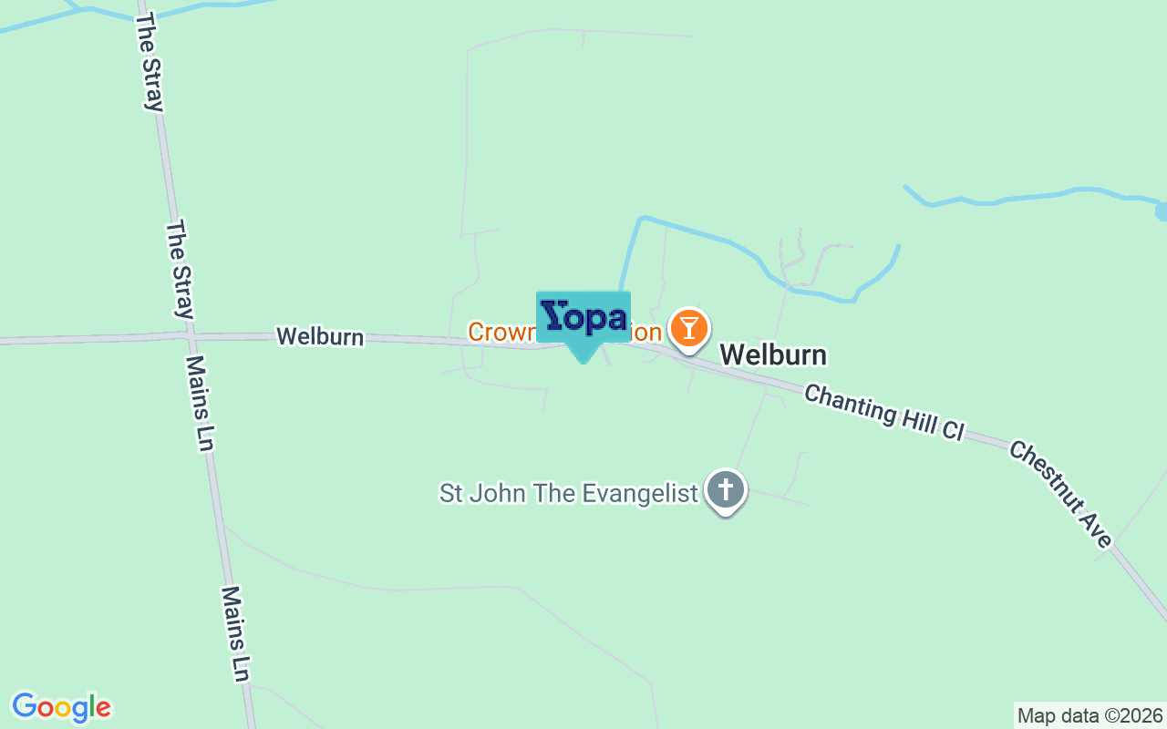 Map showing the location of YO60 7DX
