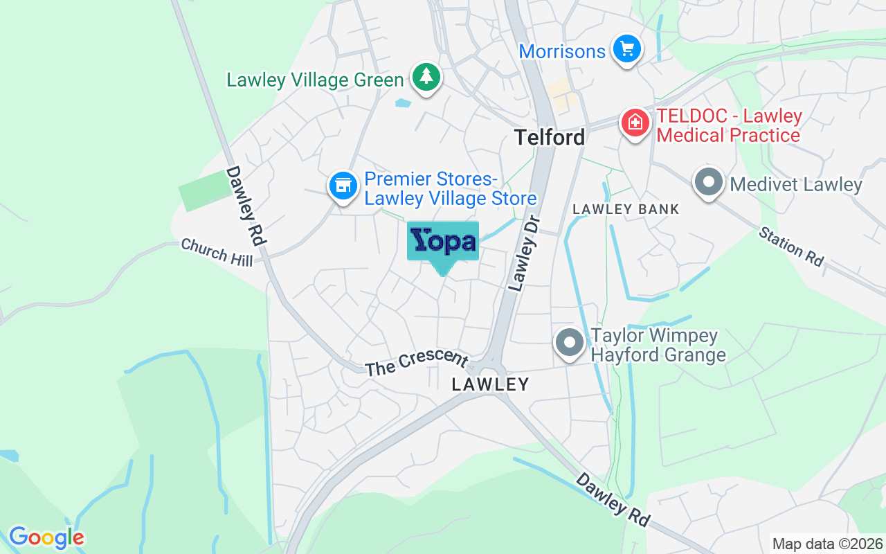 Map showing the location of TF4 2GF