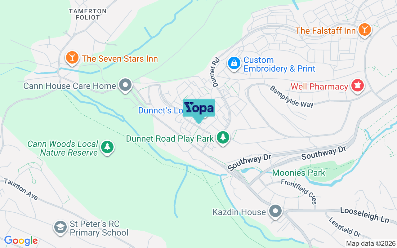 Map showing the location of PL6 6PE