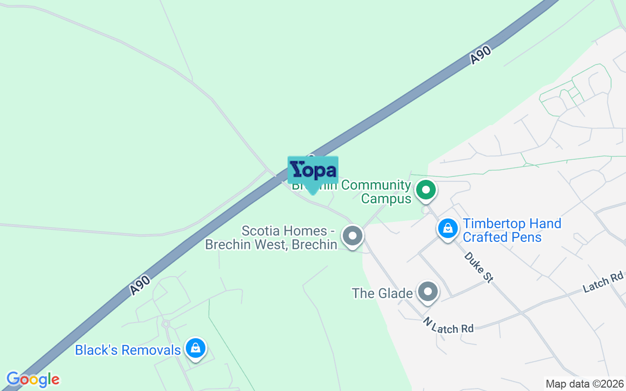 Map showing the location of DD9 6LQ