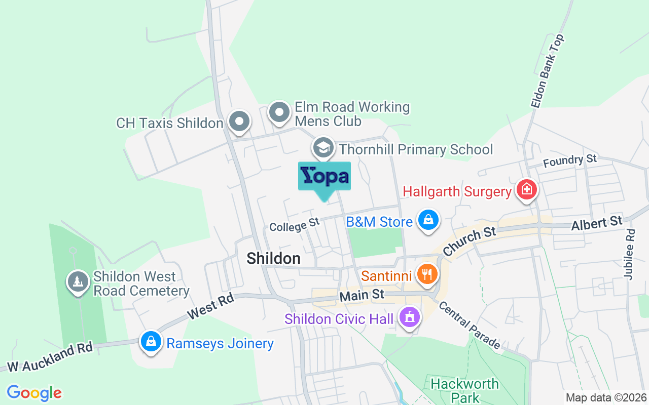 Map showing the location of DL4 1FL