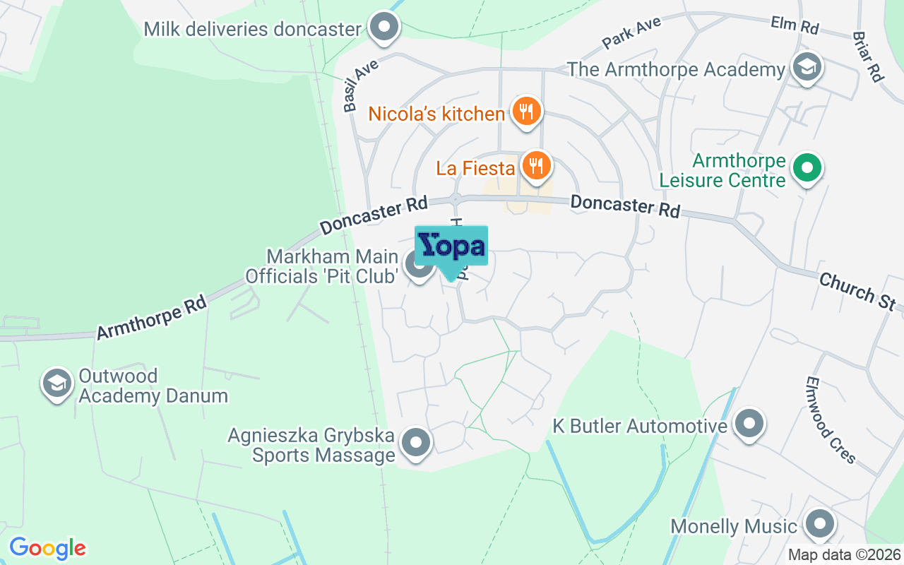 Map showing the location of DN3 2FE