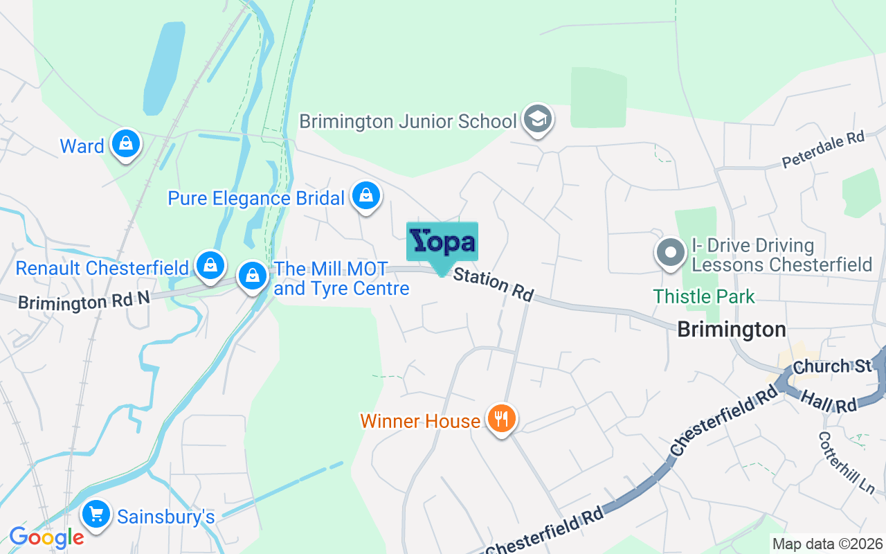 Map showing the location of S43 1LJ