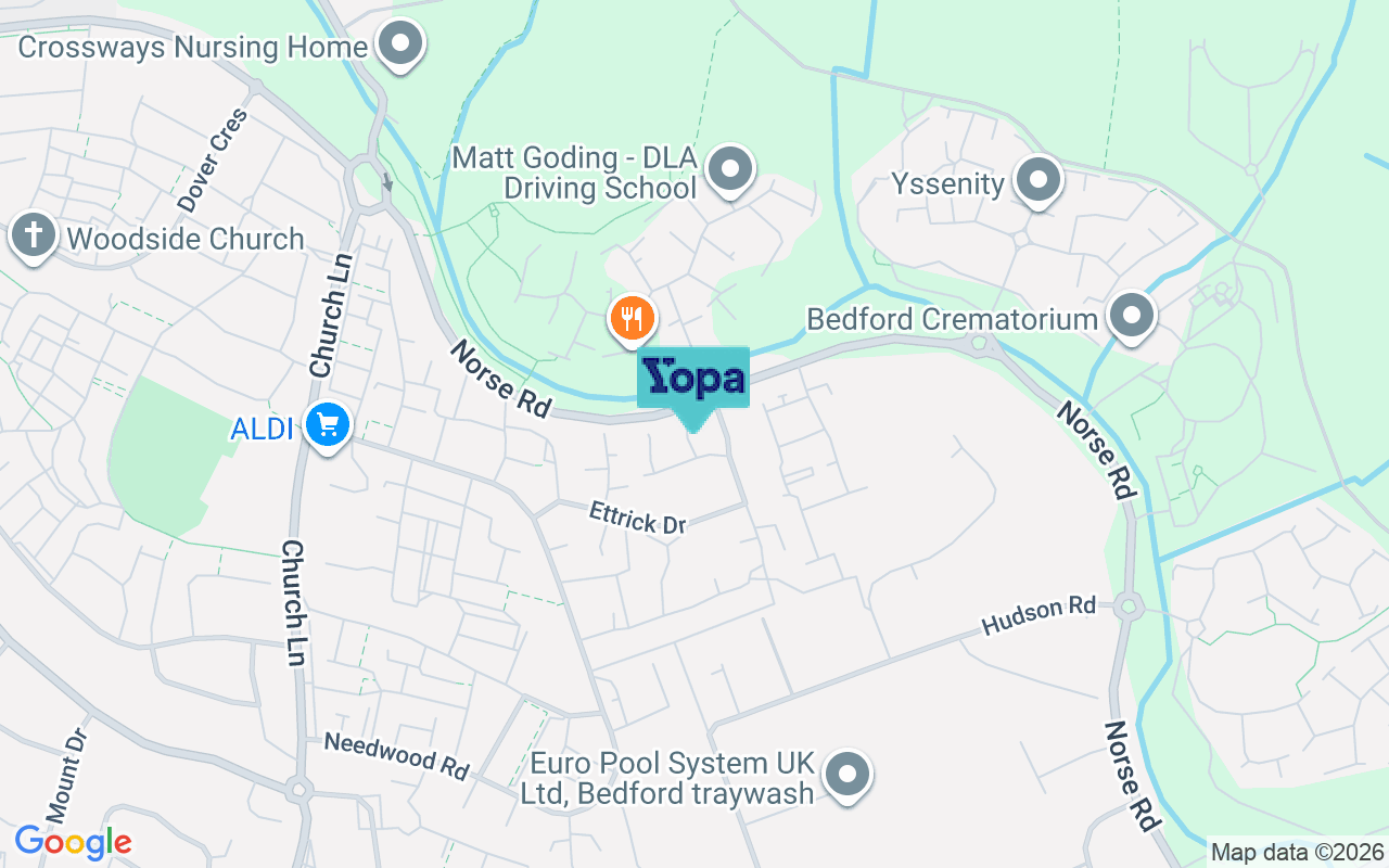 Map showing the location of MK41 0QH