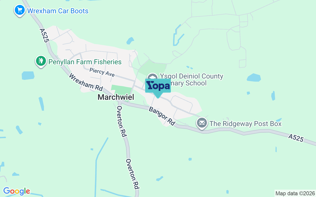 Map showing the location of LL13 0RU