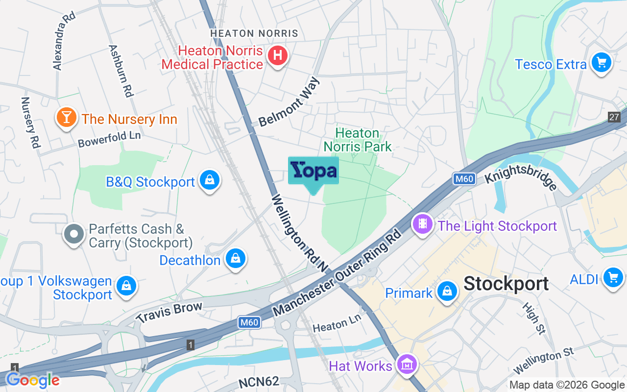 Map showing the location of SK4 1HY