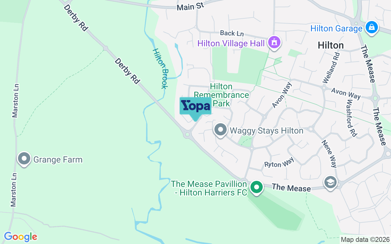 Map showing the location of DE65 5NN