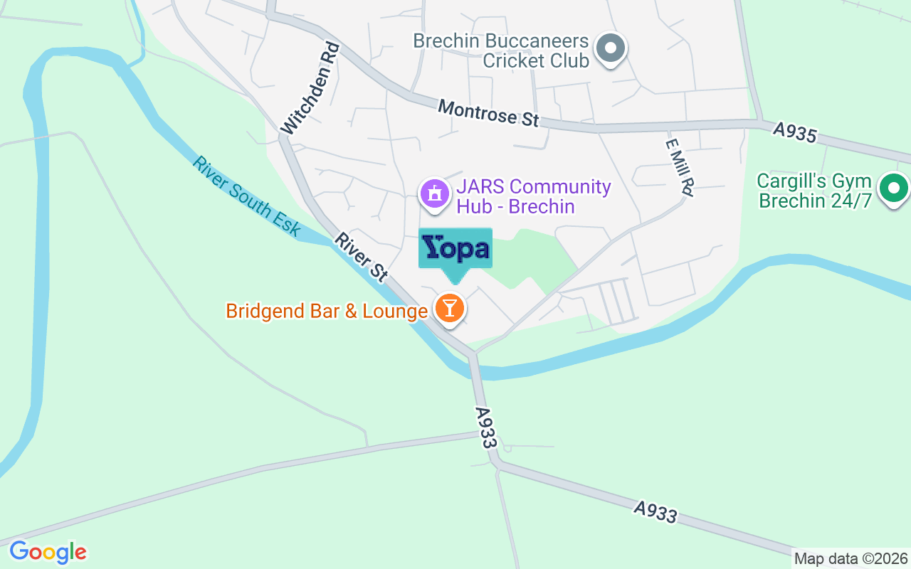 Map showing the location of DD9 7LA