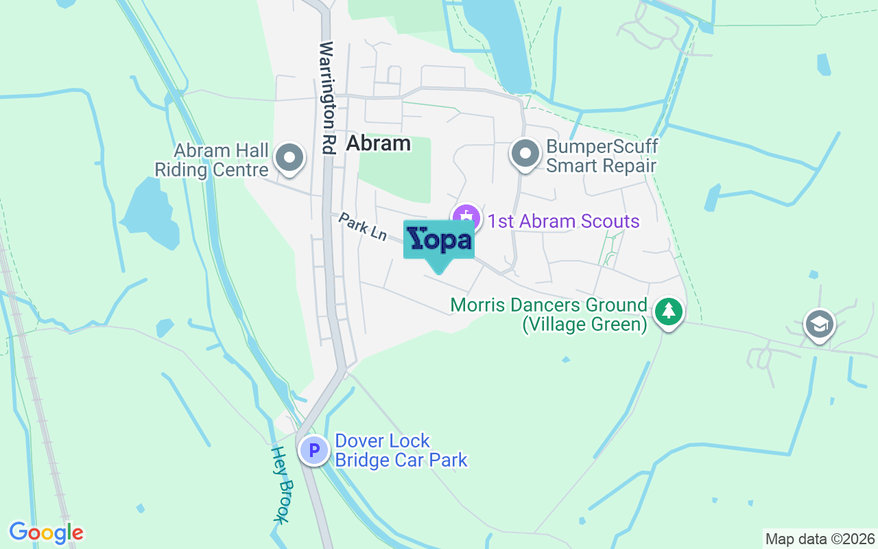 Map showing the location of WN2 5XS