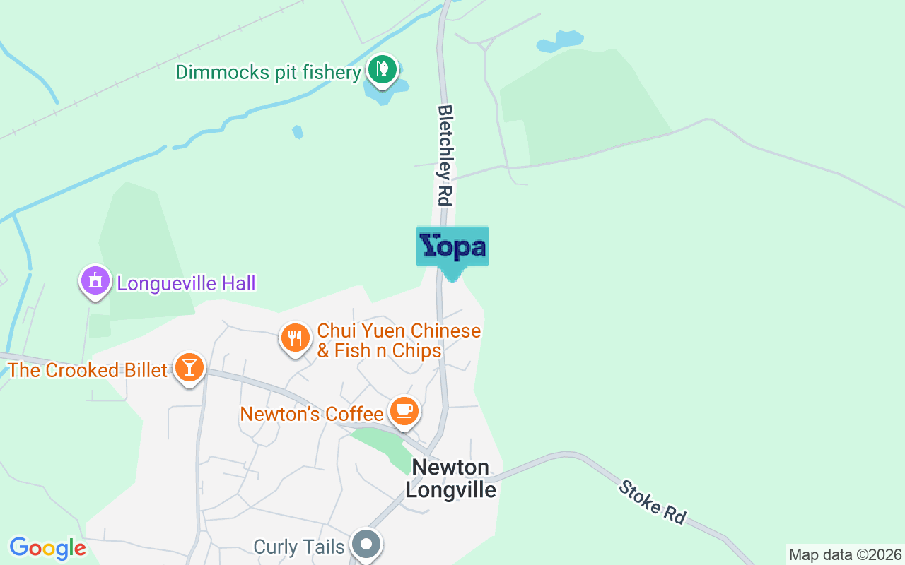 Map showing the location of MK17 0AD