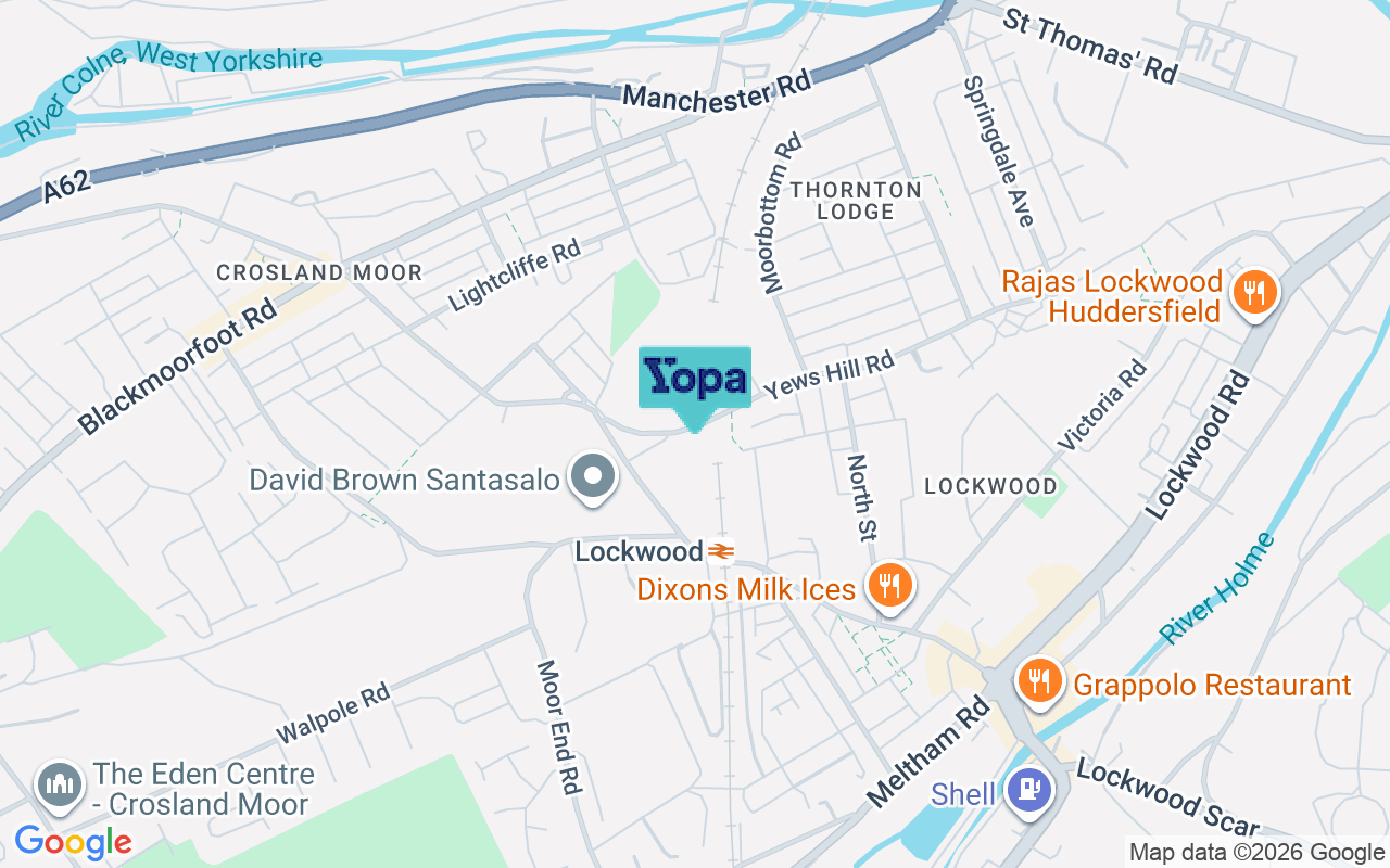 Map showing the location of HD1 3SS