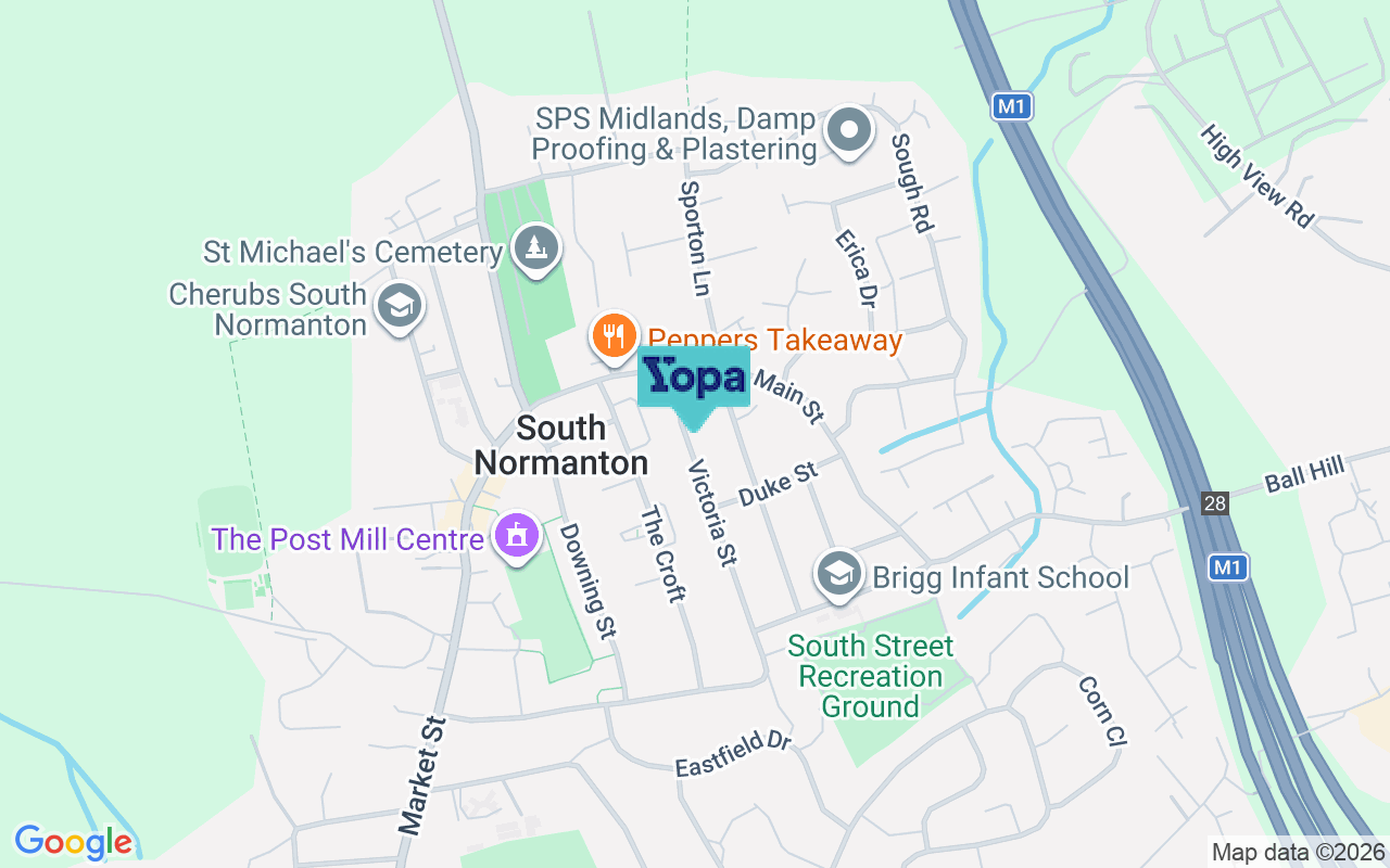 Map showing the location of DE55 2BX