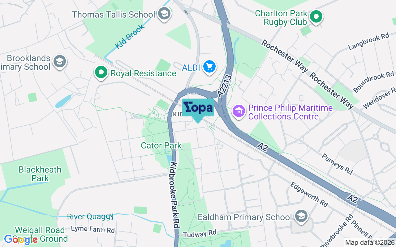 Map showing the location of SE3 9JG