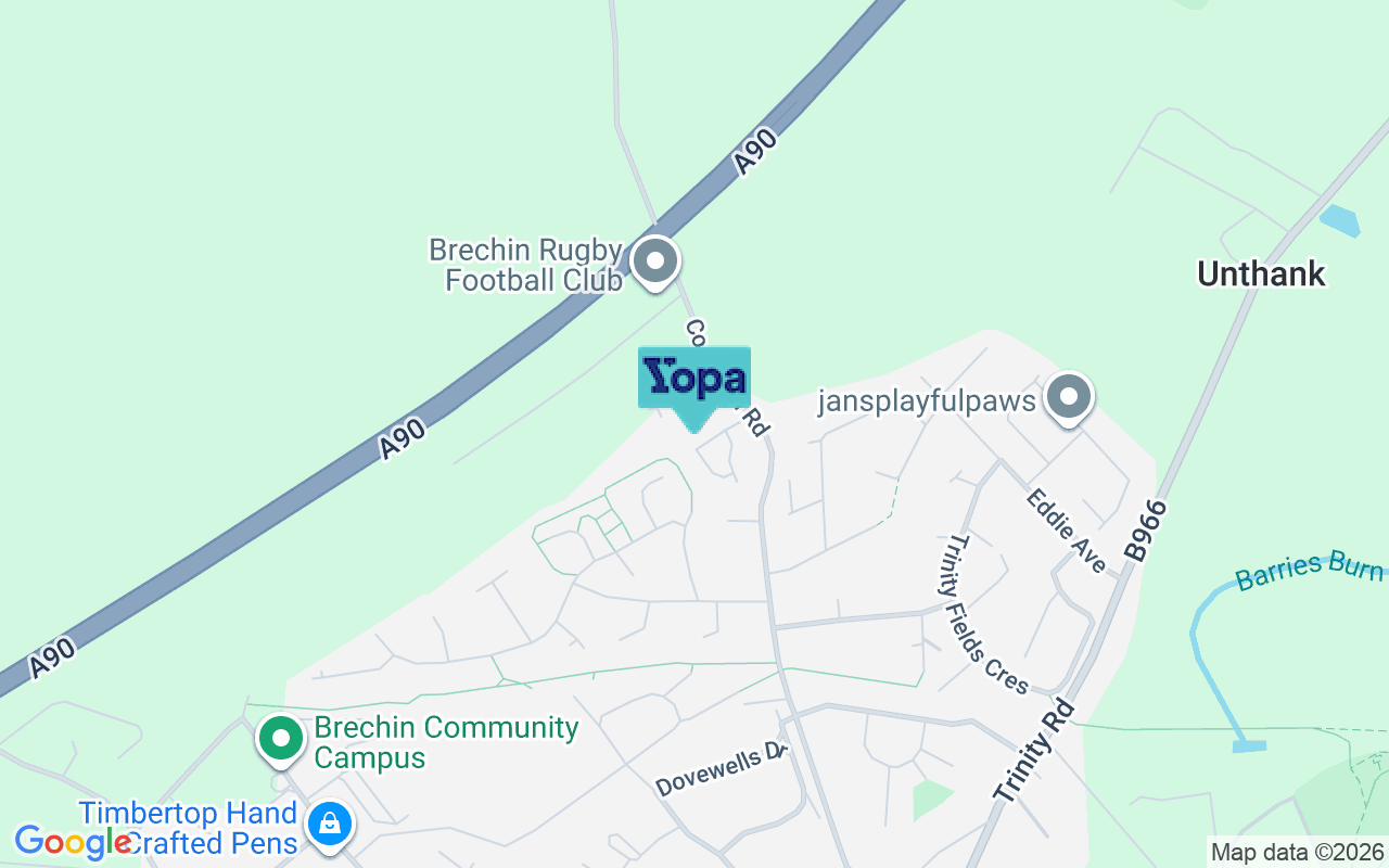 Map showing the location of DD9 6BF