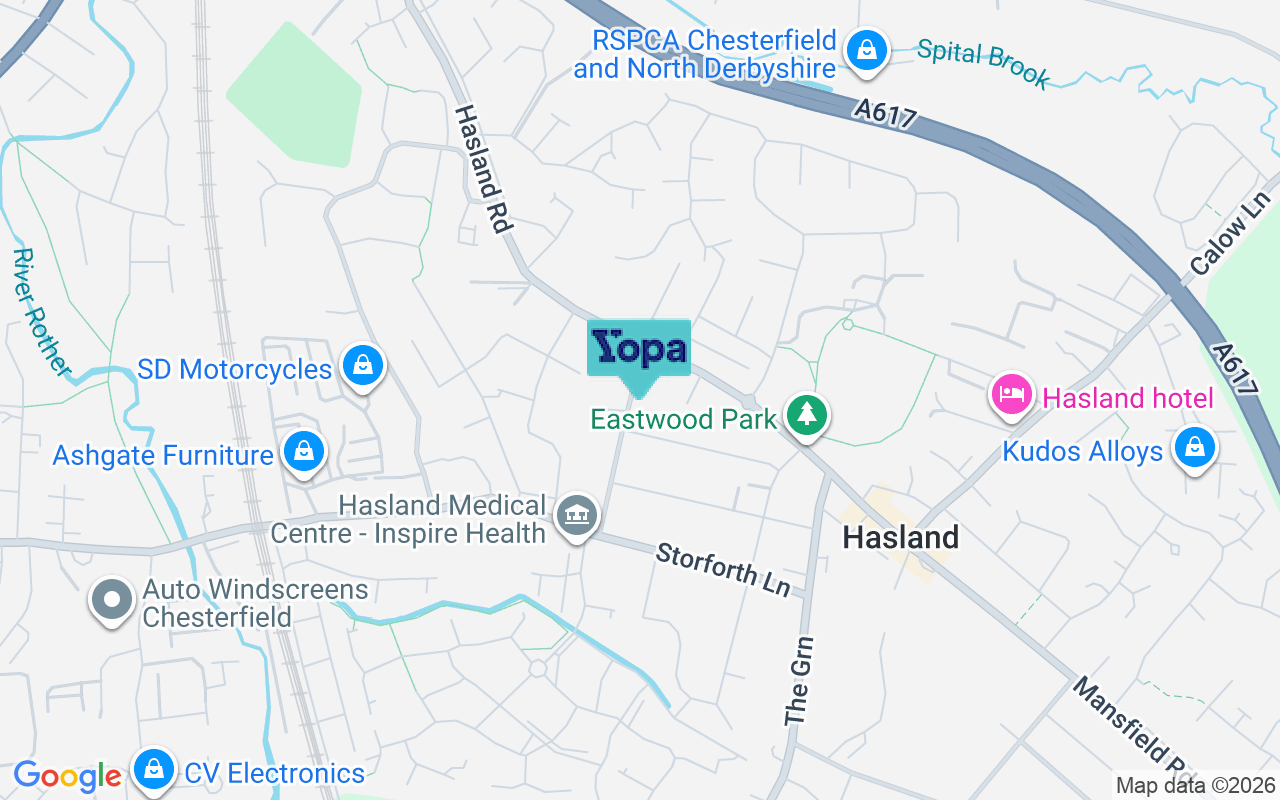 Map showing the location of S41 0PF