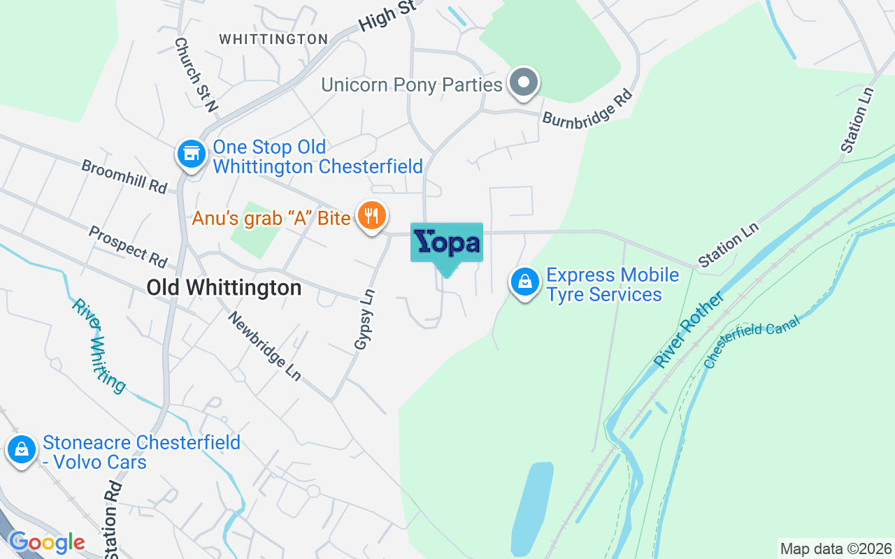 Map showing the location of S41 9QX