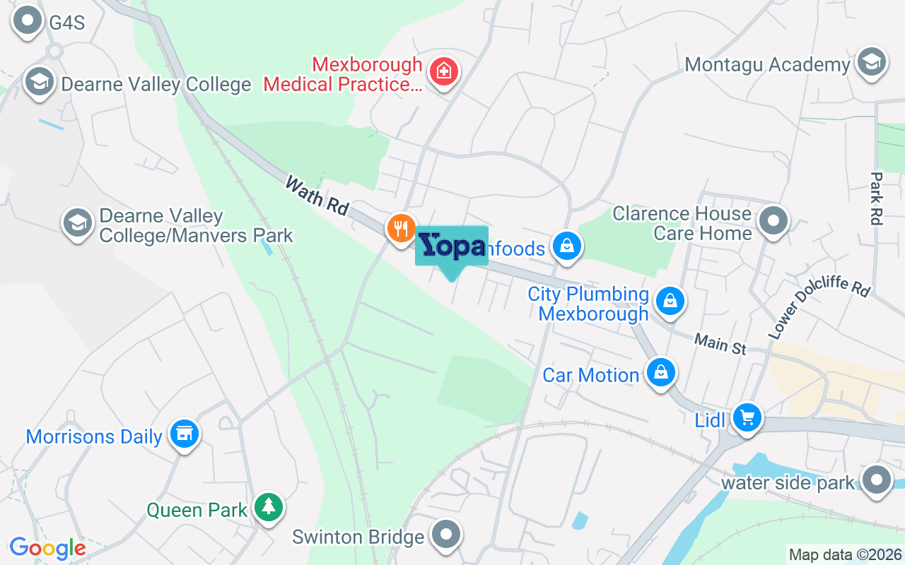 Map showing the location of S64 9RF