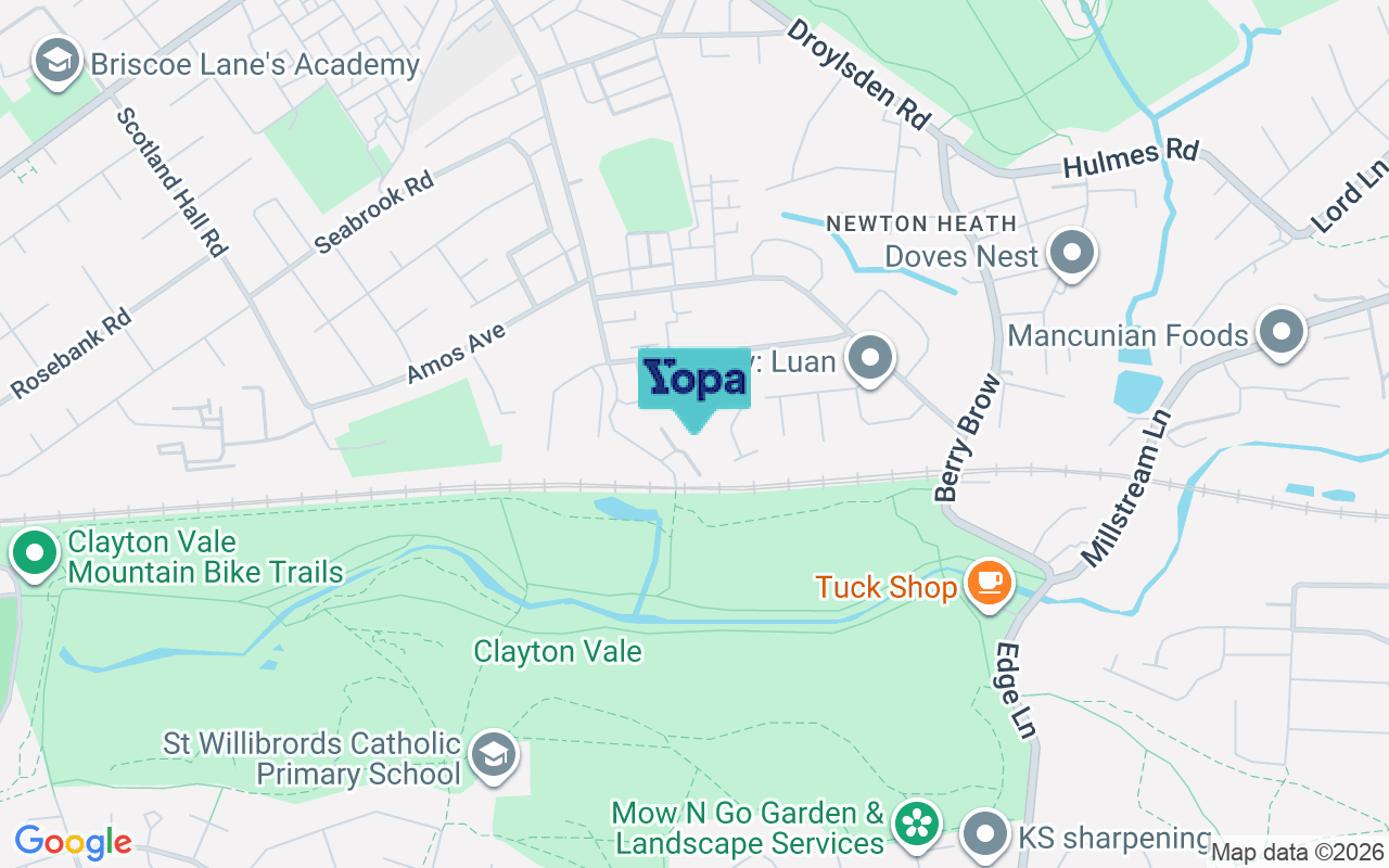 Map showing the location of M40 1WD