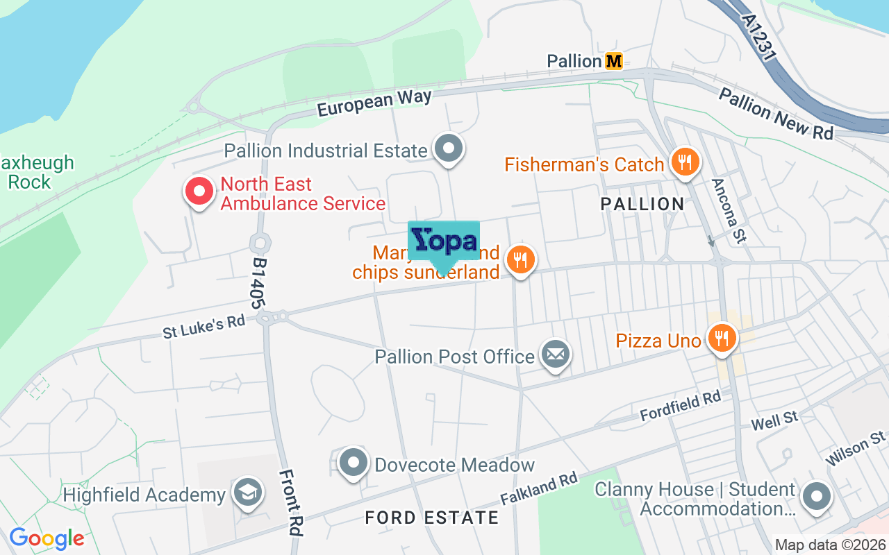 Map showing the location of SR4 6PF