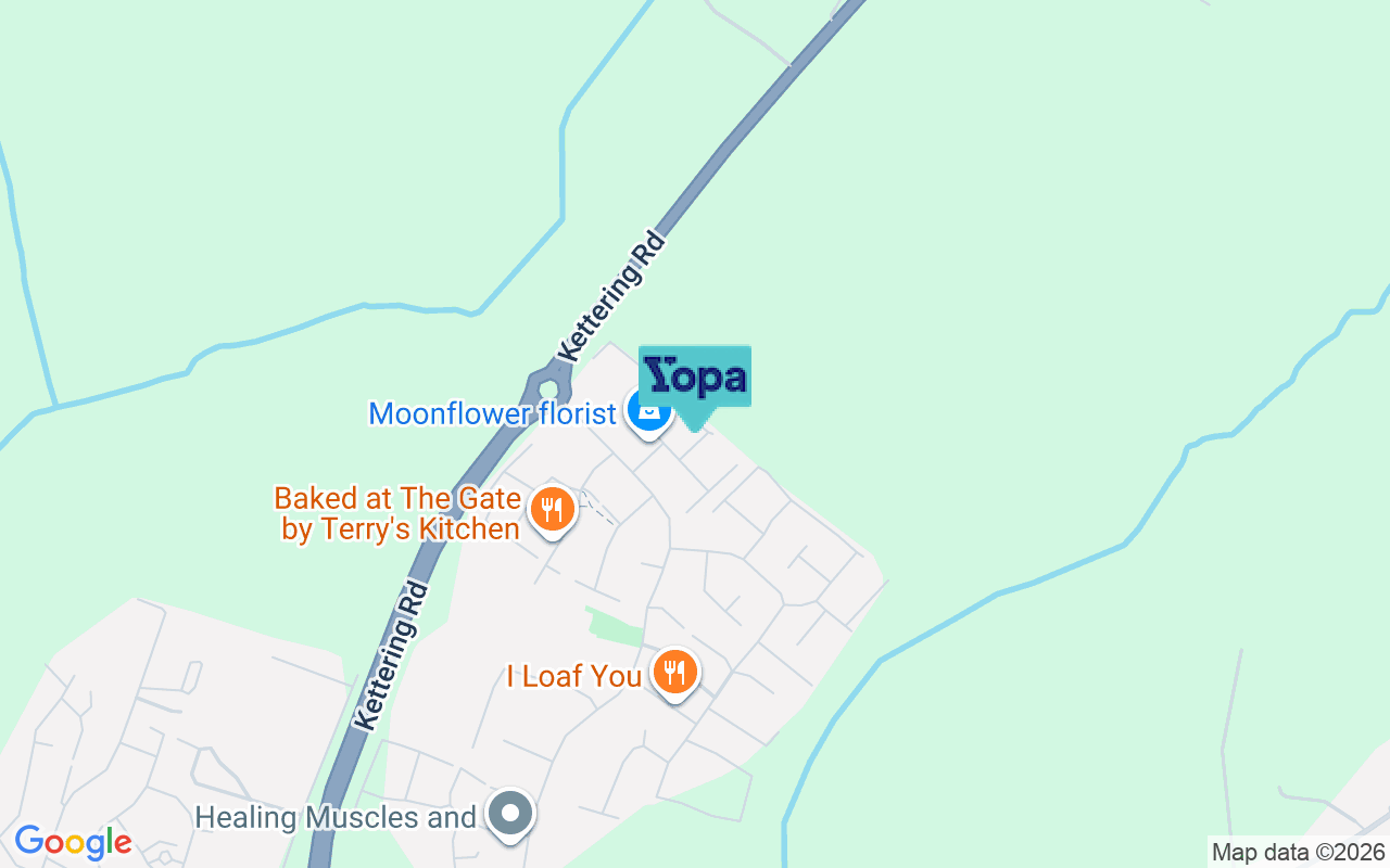Map showing the location of NN6 0RQ