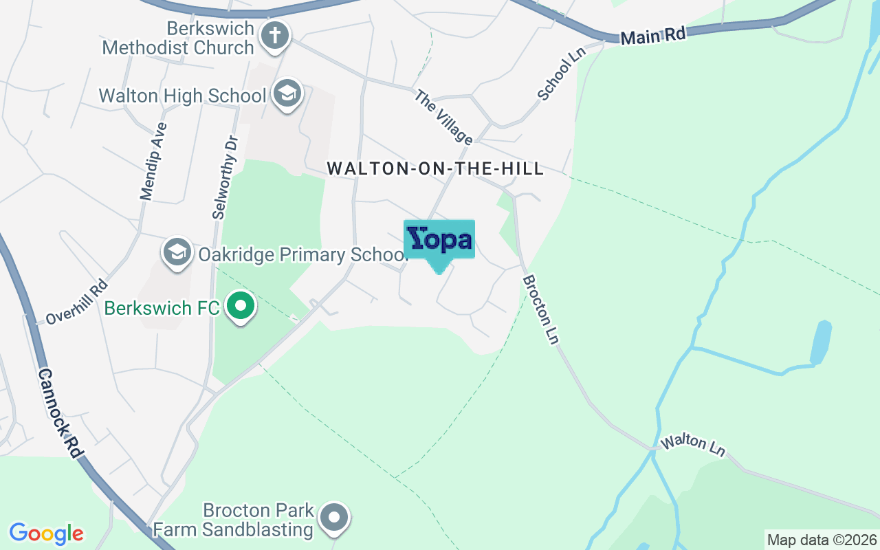 Map showing the location of ST17 0ND