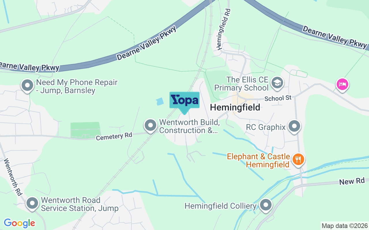 Map showing the location of S73 0QX