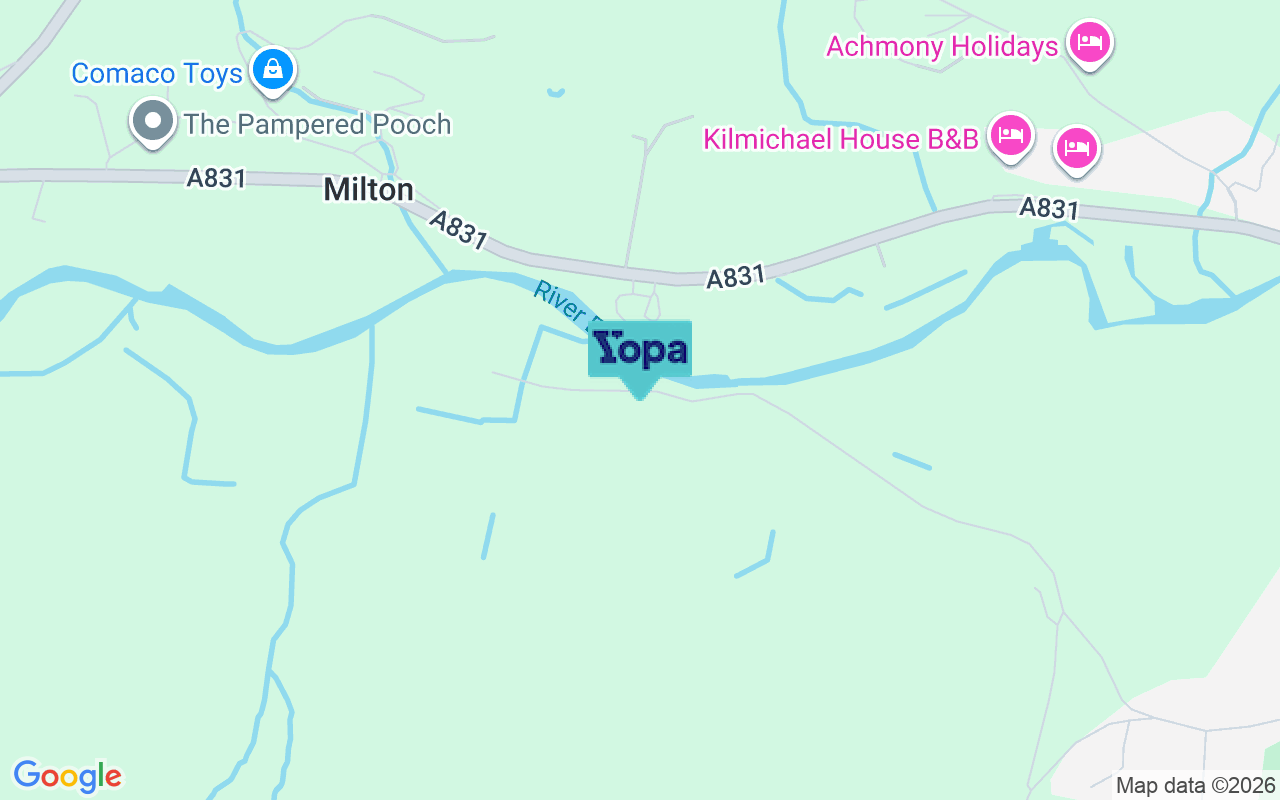 Map showing the location of IV63 6XE
